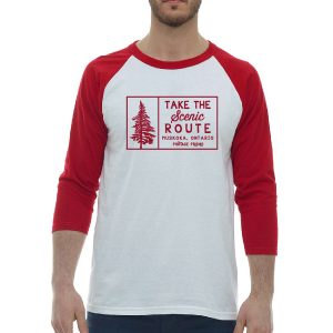 M&O Raglan Three-Quarter Sleeve Baseball T-Shirt