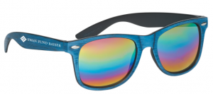 Malibu Woodtone Mirrored Sunglasses
