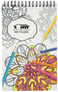 Colouring Book With Spiral Binding