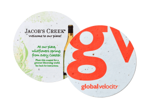 Direct Print Seeded Paper 3.5″ Round Coaster