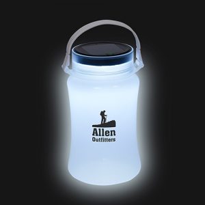 Collapsible Waterproof Container with Solar Light