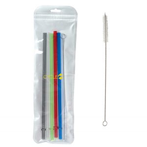 Ozone Reusable Acrylic Straws with Brush