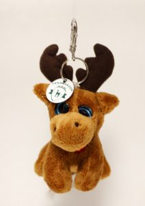 Big Eye Moose Keychain