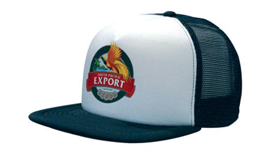 Foam Trucker Mesh Cap With Flat Peak