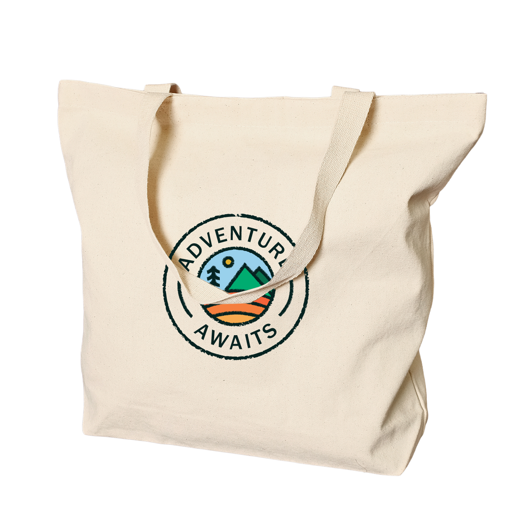 10 oz Cotton Canvas Grocery Tote – Natural