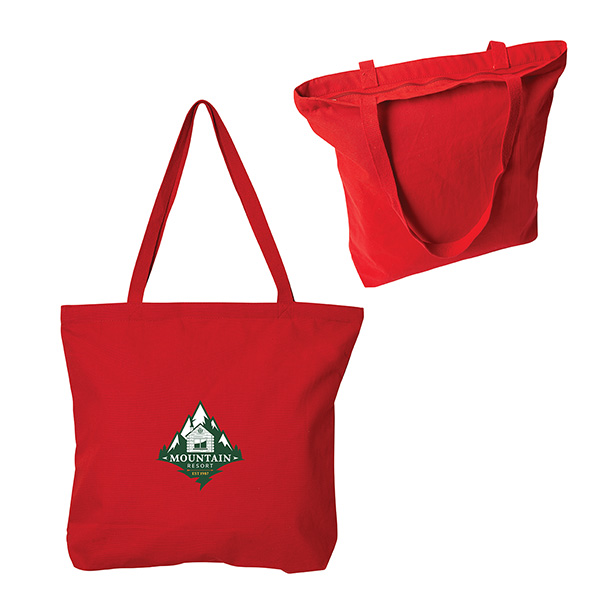 Valkaz Cotton Tote with Zipper – Colour