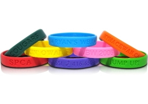 Awareness Bracelet – Debossed or Embossed