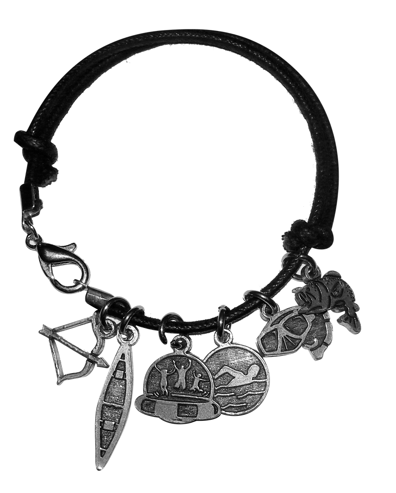 Adjustable Leatherette Cord Bracelet