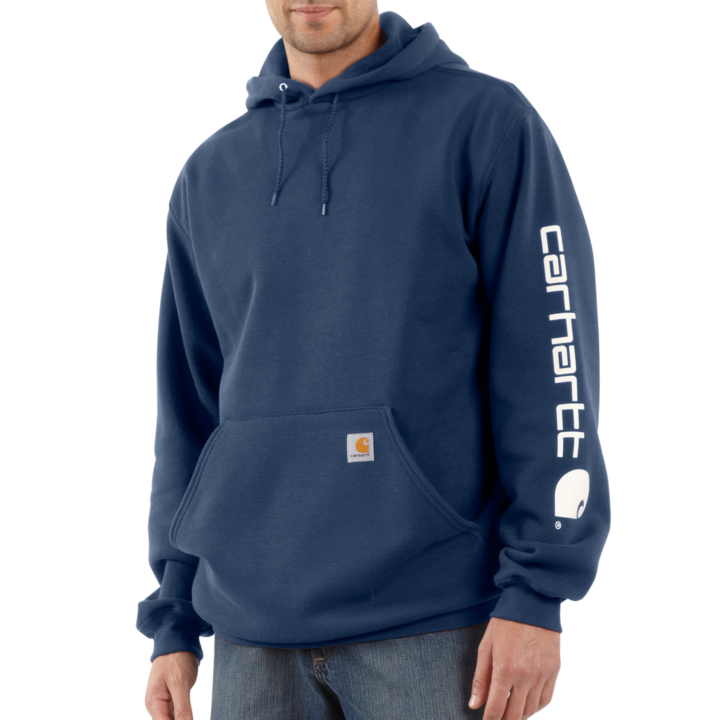 Carhartt Midweight Signature Sleeve Logo Hooded Sweatshirt