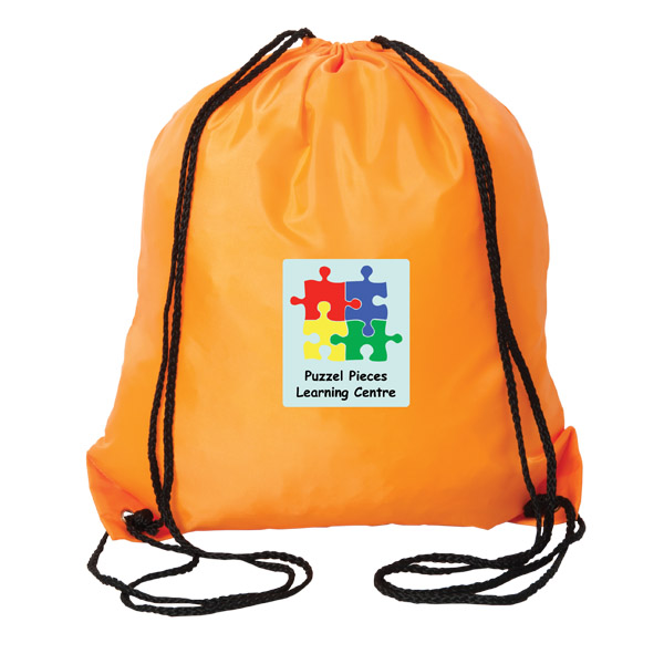 Aloha Polyester Drawstring Knapsack