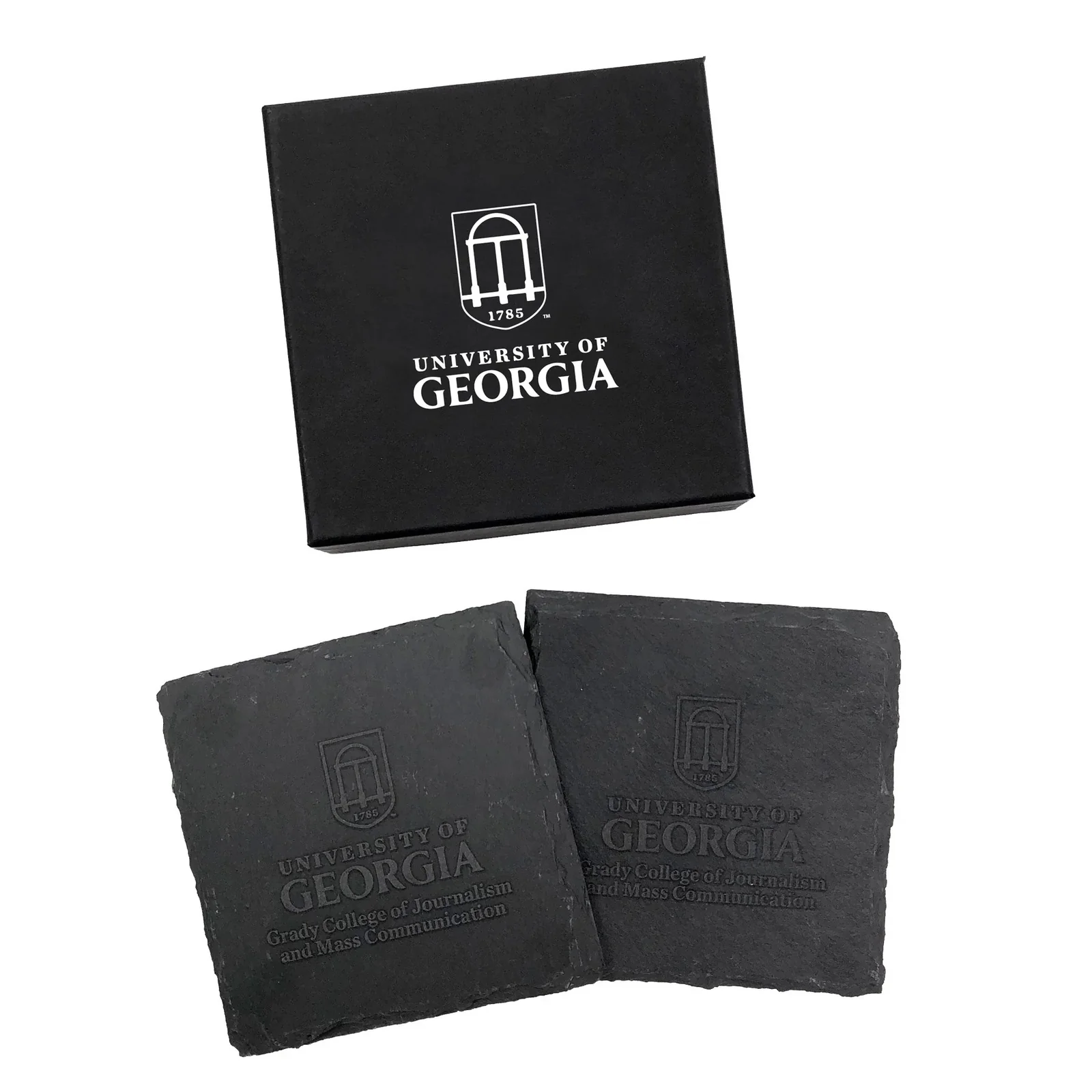 Square Slate Coaster Set (2)