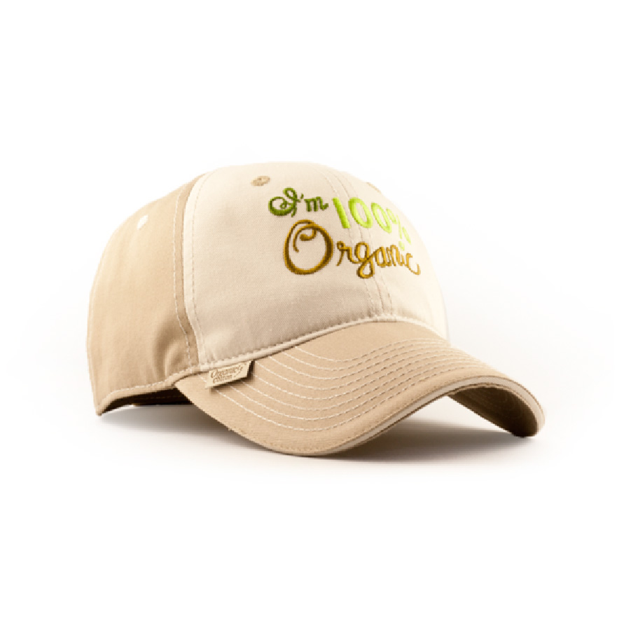 100% Certified Organic Cotton Cap