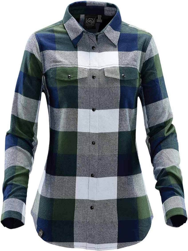 Stormtech Logan Snap Front Plaid Shirt – Ladies