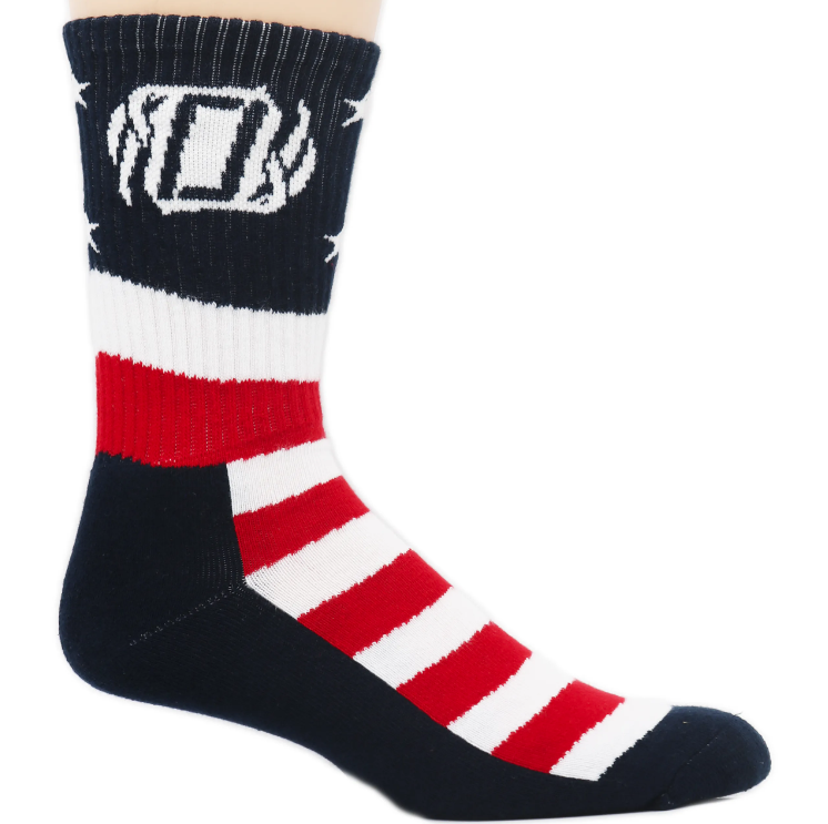 CoolMax Custom Woven Mid Calf Crew Athletic Sock