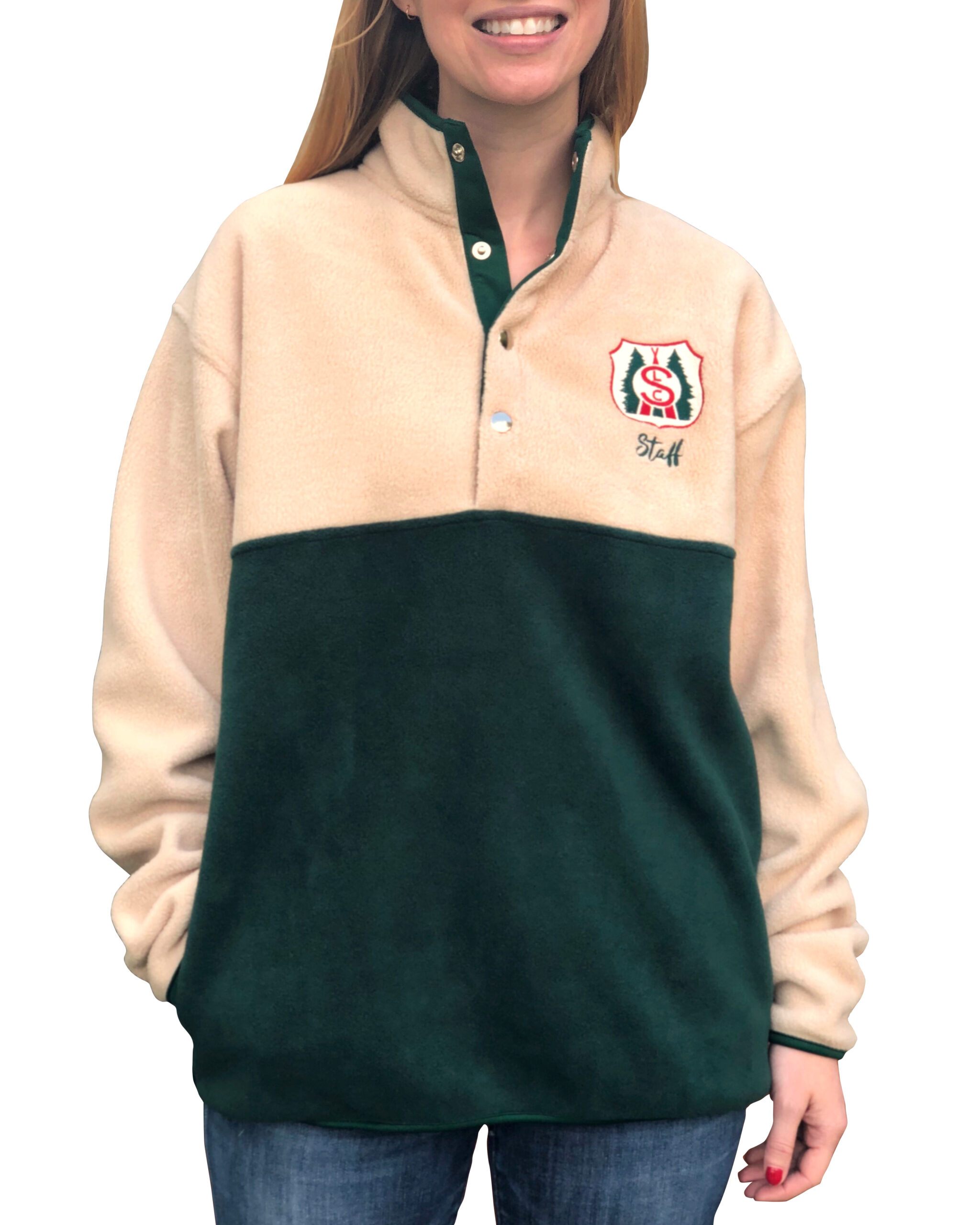 Custom Two Tone Polar Fleece Pullover