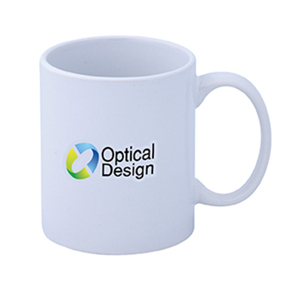 Budget White Ceramic Mug