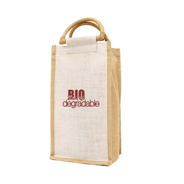 Jute 4 Bottle Tote