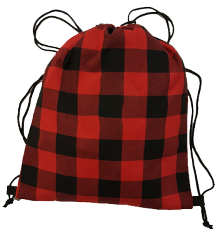 Portage Buffalo Plaid Cinchbag