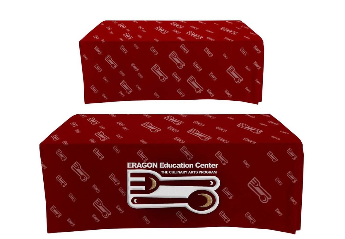 6' Sublimated Box Fit Tablecloth