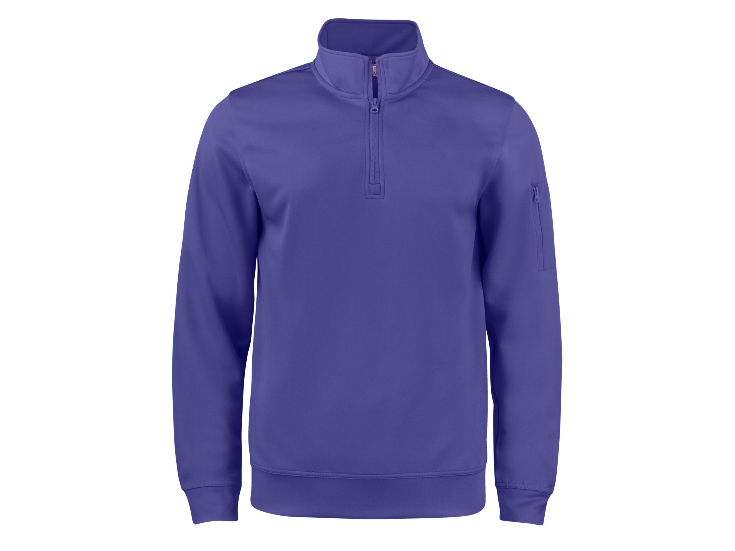 Clique Lift Solution-dyed Performance Unisex Half Zip Sweatshirt