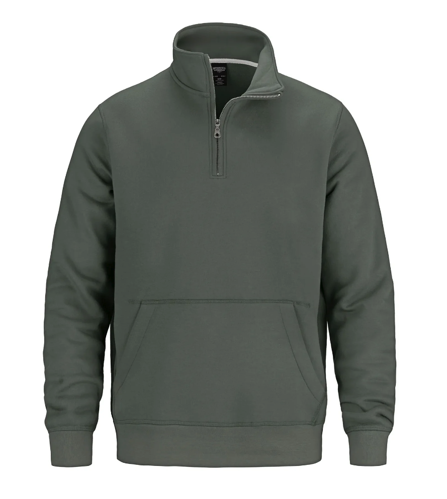 Fairmount - 1/4 Zip Sweatshirt w/ Pouch Pocket